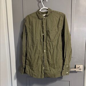GAP Khaki Green Linen Shirt